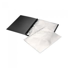 Munhwa Economy Index Clear File F5521-7 | A4 Size | 40 Pockets | 3-Ring Snap Button Binder | 7 Color Options | Made in Korea